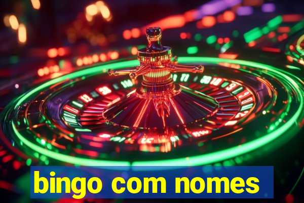 bingo com nomes